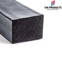 Perfil Borracha Esponjosa 10m Quadrado S/Adesivo 8x8mm