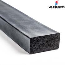 Perfil Borracha Esponjosa 10m Retangular S/Adesivo 3x25mm