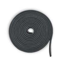 Perfil Borracha Esponjosa 20x10mm - 15m Preto