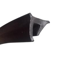 Perfil Borracha Garra para Chapa 2mm Aba Lateral 11 Metros