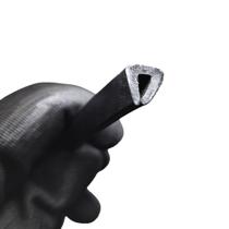 Perfil Borracha SBR Debrum Acabamento Tipo U 10mm 5 Metros - Borrachas Londrina