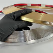 Perfil Cantoneira Metalizada De 15mmx6mm C Autocolante 3mts