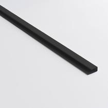Perfil de acabamento U para forro de PVC Belplast - Caixa com 12 m - Preto Perfil de acabamento U para forro de PVC Belplast - Caixa com 12 m - Preto