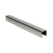 Perfil de Aço Inox Formato U 1cmX280cm Barra 2,8m Perfil de Aço Inox Formato U 1cmX280cm Barra 2,8m