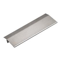 Perfil de Aço Inox para Acabamento 8mm X 3,5cm Max Aço Inox Escovado Perfil de Aço Inox para Acabamento 8mm X 3,5cm Max Aço Inox Escovado
