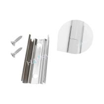 Perfil De Alumínio LED Preto E Prata 0.5M 2-30pçs Com Difusor E Suporte Para Barra De Luz Linear