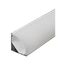 Perfil de Alumínio Sobrepor de Canto Branco 15,5x15,5mm Kit 3 barras de 1 metro - Citylamp
