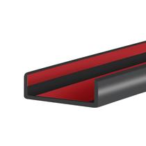 Perfil de Borda de Borracha Autoadesivo Protalwell 6m EPDM Preto
