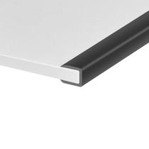 Perfil de borda de borracha Protalwell EPDM 3 m autoadesivo preto