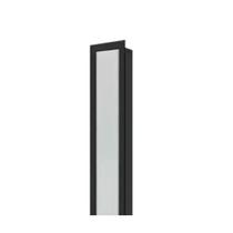 Perfil de Embutir 100cm LF-AR1 Preto - Biolucci