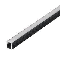 Perfil de Sobrepor para Fita LED Nordecor Lite com Alumínio Fundido Preto Nordecor Iluminação Perfil de Sobrepor para Fita LED Nordecor Lite com Alumínio Fundido Preto Nordecor Iluminação