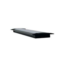 Perfil Embutir 2,0M Preto 1,7Cm X 0,7Cm Sem Fita Ledart