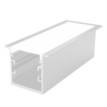 Perfil Embutir 3,0M Branco ALP08L para Gesso Sem Fita MK Iluminação Perfil Embutir 3,0M Branco ALP08L para Gesso Sem Fita MK Iluminação