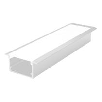 Perfil Embutir 3,0M Branco ALP19 para Gesso Sem Fita MK Iluminação
