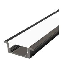 Perfil Embutir 3,0M Preto ALP01 para Moveis Sem Fita MK Iluminação Perfil Embutir 3,0M Preto ALP01 para Moveis Sem Fita MK Iluminação
