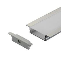 Perfil Embutir Alumínio 1 Metro 43mm x 10mm Perfil Embutir Alumínio 1 Metro 43mm x 10mm