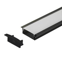 Perfil Embutir Alumínio 30.5x9.6mm Para Fita de LED 1 Metro