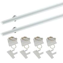 Perfil Embutir Led 30X12mm Branco 2X1m Gesso Spazio ilunato Perfil Embutir Led 30X12mm Branco 2X1m Gesso Spazio ilunato