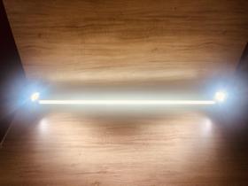 Perfil Led Spot de Trilho integrado Total 45w Bivolt 1 metro
