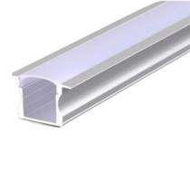 Perfil P/ Fita LED Embutir Slim Alumínio 2MT Branco 24x14mm LUMIER