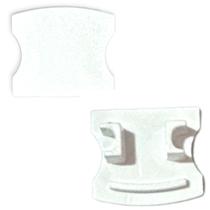 Perfil Risqué Tampa Cega para Perfil 1715 de Embutir Branco 10 Unid.