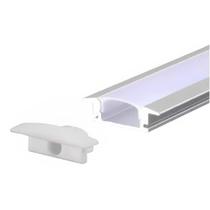 Perfil Slim De Embutir Branco 2 Metros - 9343 - Gaya Perfil Slim De Embutir Branco 2 Metros - 9343 - Gaya