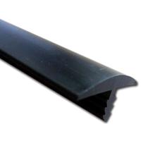 Perfil T sem aba 16,5mm rolo 5 metros preto