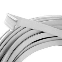Perfil Trim 3/4 Branco 25 Metros em ABS para Acabamento de Letra Caixa