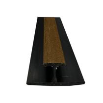Perfil Tubular Final Tipo H Cedro para Parede Leve 270cm Formaco Decor Perfil Tubular Final Tipo H Cedro para Parede Leve 270cm Formaco Decor