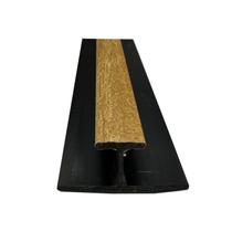 Perfil Tubular Final Tipo H Nogueira para Parede Leve 270cm Formaco Decor