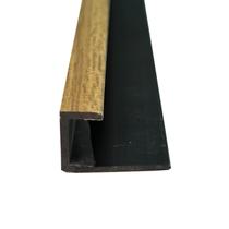 Perfil Tubular Final Tipo U Nogueira para Parede Leve 270cm Formaco Decor Perfil Tubular Final Tipo U Nogueira para Parede Leve 270cm Formaco Decor
