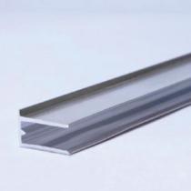 Perfil U 10mm Natural - 6,00m - cortado c/ 2m p/ envio