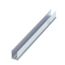 Perfil U 4mm Branco - 6,00m - cortado c/ 2m p/ envio