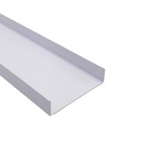 Perfil U Canaleta Para Câmara Fria 10x2,5cm 1mt Kit c/ 10pçs Perfil U Canaleta Para Câmara Fria 10x2,5cm 1mt Kit c/ 10pçs