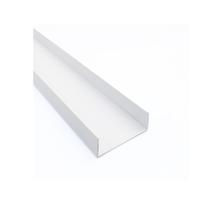 Perfil U Canaleta Para Câmara Fria 7,5x2,5cm 1mt