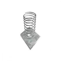 Perfilado Porca Losangular Com Mola 3/8'' P2780 - Kit C/100 Perfilado Porca Losangular Com Mola 3/8'' P2780 - Kit C/100