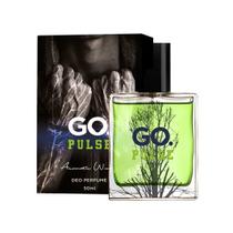 Perfum go. man 50ml fragrância freca amdeiradas especiada - go pulse Perfum go. man 50ml fragrância freca amdeiradas especiada - go pulse