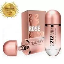Perfume 212 Vip Rosé 125ml - Feminino Original - Lacrado e Selo da ADIPEC Perfume 212 Vip Rosé 125ml - Feminino Original - Lacrado e Selo da ADIPEC