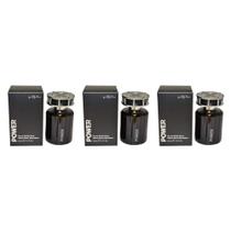 Perfume 50 Cent Power for Men EDT 50ml Spray, pacote com 3