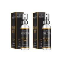 Perfume Absoluty Color Parfum 15Ml Men Flash Boy - Kit C/2Un