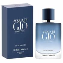 Perfume Acqua Profondo Gio 100 Ml Eau De Toilette Edt Masculino Original Lacrado Importado