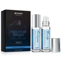 Perfume Aeshory Pheromone para homens Roll-On 2x30ml de longa duração