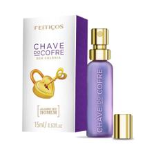 Perfume Afrodisíaco Sedução Chave do Cofre Colônia 15ml - Feitiços