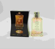 Perfume Al-Rehab Oud & Rose Eau De Perfume 50 ml para unissex Perfume Al-Rehab Oud & Rose Eau De Perfume 50 ml para unissex