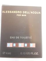 Perfume Alessandro Dell'Acqua para homens Eau De Toilette 4mL Mini