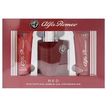 Perfume Alfa Romeo Red EDT 125mL+100ml+100ml Masculino - Fragrância Aromática vibrante