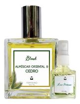 Perfume Almíscar Oriental & Cedro 100ml Feminino - Blend de Óleo Essencial Natural + Perfume de presente - Essência do Brasil