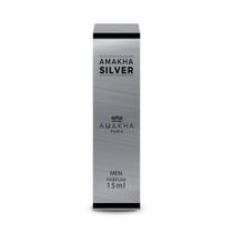 Perfume Amakha Silver 15ml Masculino Paris Eau de Parfum