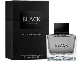 Perfume Antonio Banderas Seduction In Black Masculino Eau de Toilette 100 Ml