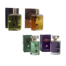 Perfume Arabe 100ml Sultan Choice Scents Kit 4 em 1 Deo Colonia